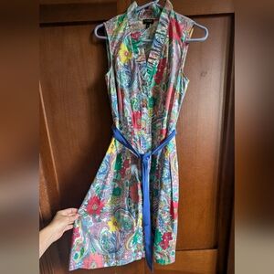 Talbot's Paisley Tea Dress Dress